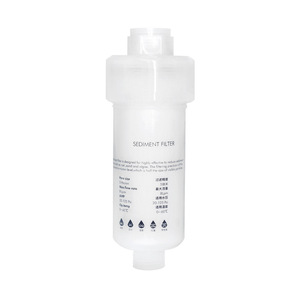 Préfiltre à eau avec filetage de 4 pouces, filtre à sédiments de 55mm pour douche, machine à laver, toilettes, blanc, longueur 150mm - Product Image 2