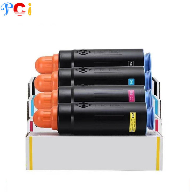 PCI Compatible Color Toner Cartridges T02 for ImagePRESS C8000VP C9010VP C10000VP C10010V 43,000/44,000P Yield canon T02 Toner