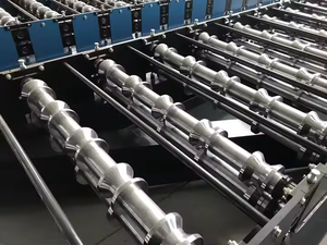 Tr4 <span class=keywords><strong>Aluzinc</strong></span> Trapezoid Roofing Sheet Máquina formadora de rollos Venta caliente en Perú - Product Image 5