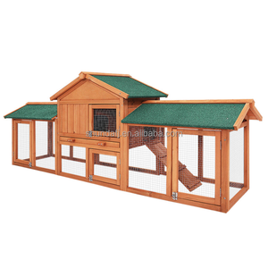 Modern rüzgar geçirmez orta boy ahşap tavuk kümesi çiftlik tavuk kafesi kutusu küçük hayvanlar için paketlenmiş - Product Image 2