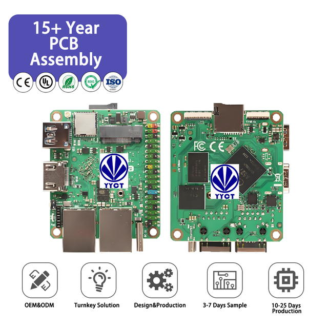 Custom Control Board PCBA Assembly (Model PCBA-24)-Electronic Manufacturing & Contract Manufacturing Services CN/GUA Origin