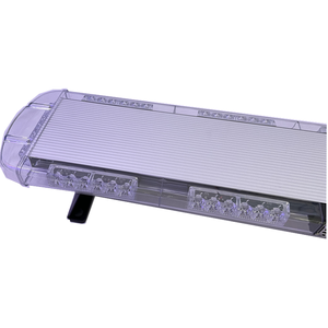 Prix usine 47 pouces bleu LED clair lentille avertissement barre lumineuse 100W haut-parleur et sirène amplificateur accessoires de lumière de voiture - Product Image 4