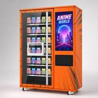 Máquina Expendedora Elevadora, Máquina Expendedora de Juguetes de Caja Sorpresa con Eje XY, Quiosco Minorista Automatizado con Gran Vitrina de Cristal y Pantalla Táctil