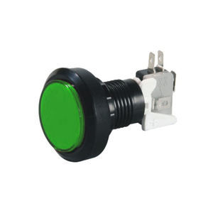 Di alta qualità 40mm rotondo piatto/cupola testa PC di plastica Arcade pulsante con LED <span class=keywords><strong>EL</strong></span> prodotto di alta qualità - Product Image 5