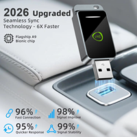 Dongle Wireless Carplay e Adattatore Android Auto 2 in 1 Adattatori Wireless per Apple CarPlay/Android Auto, Compatibili con Android e iPhone