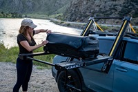 Porte-bagages de toit universel en aluminium, capacité 80 kg, pour SUV, fourgonnette, véhicule tout-terrain