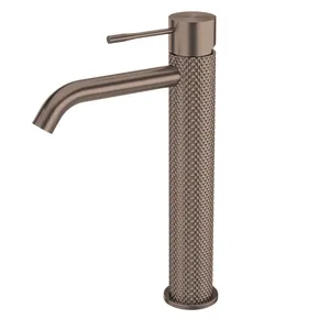 YSW Antique Basin Faucets Design Modern Mixer Tap Brushed Bronze Brass Deck-mounted Bathroom Torneira Banheiro New Contemporary