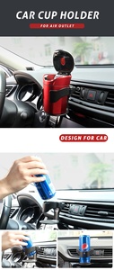 B1101 <b>Car</b> Cup Holder <b>Car</b> air Conditioner Vent <b>Car</b> Cup Tray Holder <b>Table</b> air Vent Plastic Promotion Gift OEM CE Holder for Drink - Product Image 5