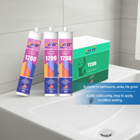 Scellant en silicone RTV acétique, adhésif en silicone RT, colle de calfeutrage multi-usages pour la construction