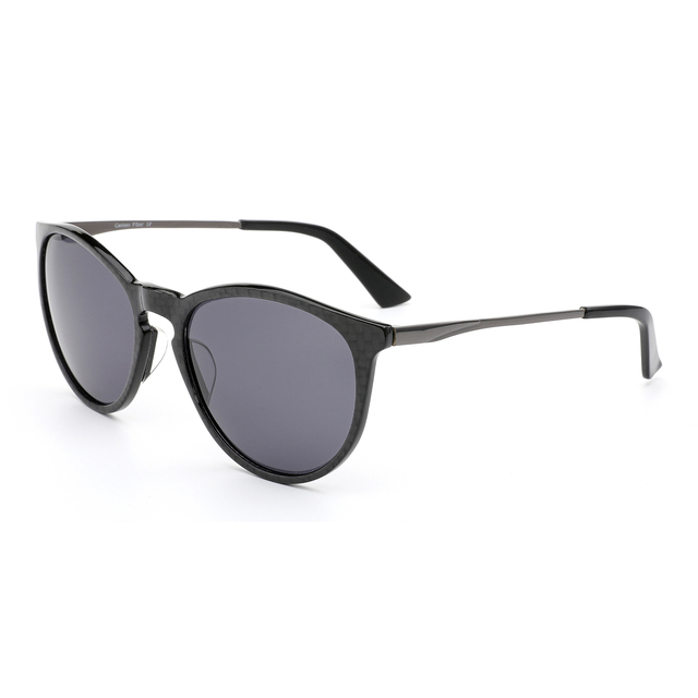 Black Polarized Glasses Classic Eyewear Driving Fishing Men's Carbon Fiber Limitless Shield Sunglasses