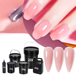 Zyxc נוסחה חדשה לא לשרוף מגנט בסיס מים ורוד לכה צבע ג 'ל 15 מ "ל חום נמוך עצמי פילוס ג' ל קשה - Product Image 3