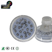 Lumière ponctuelle LED RGB de haute qualité 3W IP65 Mini 24V Corps en plastique pour parc à thème, fête foraine, éclairage amusant à haute luminosité