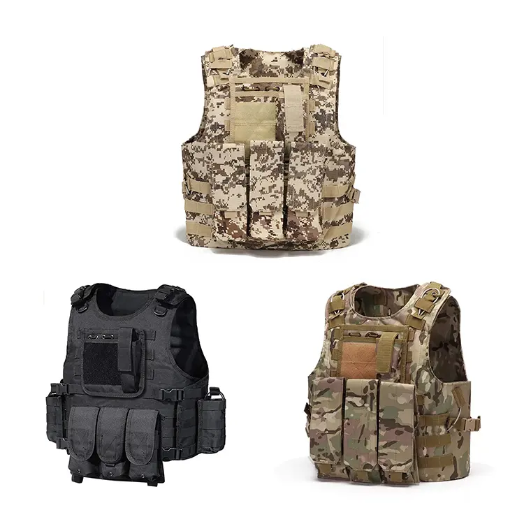 Body Vest Tactical Multicam Zwart Vest Stalen Plaat Gewicht Tactisch Tactisch Vest Met Plaat