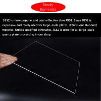 Plaque de quartz sur mesure haute pureté, épaisseur 0,3-100 mm, haute transmission lumineuse, transmission ultraviolette, découpe optique
