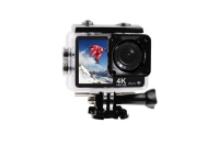 Cámara Deportiva Sumergible 4K a Prueba de Agua hasta 30m, Modelo Ausek D5Q, Pantalla de 2.0'', Gran Angular de 170°, Grabación de Video de 30fps y 1080p