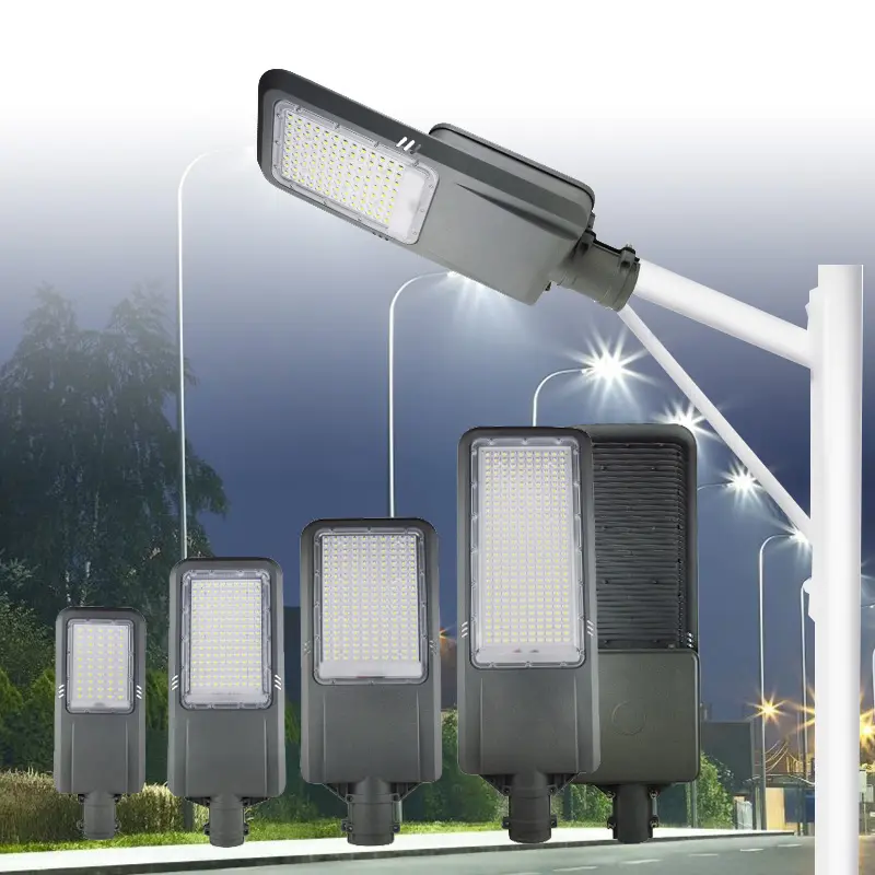 High Brightness Streetlight City Road Iluminação Lâmpada impermeável estrada 50w 100w 150w 200w 300w Lâmpada de rua conduzida ao ar livre