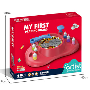 Mainan Edukasi Anak Lucky Toys 2 in 1 Papan Gambar Seniman Melukis Belajar Koordinasi Tangan dan Mata - Product Image 4