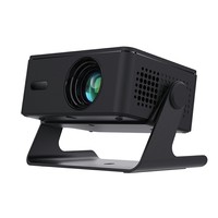 Mini Proyector de Video LED Portátil 4K 1080P LCD Android Smart TV con Corrección Trapezoidal Automática, Sonido Estéreo HIFI, para Hogar, Oficina, Aula, Juegos, con Certificación ROHS