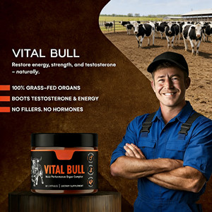 Integratore di Organi di Manzo Tutto-in-Uno OEM, Capsule di Organi di Manzo Vitali con Fegato, Testicoli, Prostata e Midollo Osseo per Uomini - Product Image 3