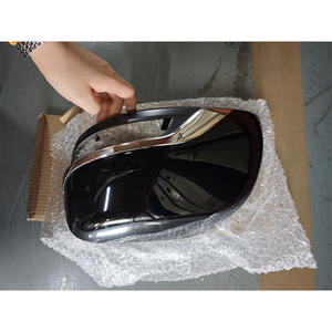 Cubierta de Espejo Lateral Calefactable Plegable Automática para LC200 2016-2022, Blanco, Negro, Marco de Cubierta de Espejo Retrovisor 87945-60050-C0 - Product Image 4