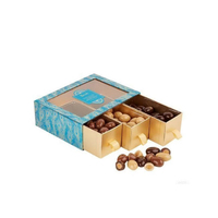 Couvercle relié personnalisé et base emballage cadeau de luxe Offre Spéciale boîte de praliné au chocolat en papier carton