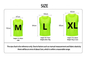 صديريات كرة قدم مخصصة، صديريات تدريب قابلة للتنفس، صديري شبكي صغير لتدريب كرة القدم - Product Image 6