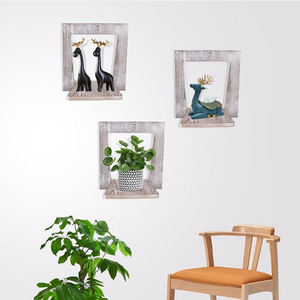 <span class=keywords><strong>Support</strong></span> de jardinière en bois de style campagnard décor mural créatif pour la maison ou le centre commercial - Product Image 6