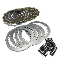 Kits de plaque de disque de friction d'embrayage plaque en acier avec ressorts pour pièces de quad ATV UTV YFZ 350 YFZ350 BANSHEE 350 350cc