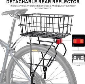 <span class=keywords><strong>Porte</strong></span>-bagages arrière pour vélo de montagne personnalisé, grande capacité, étagère à bagages, <span class=keywords><strong>panier</strong></span> - Product Image 2