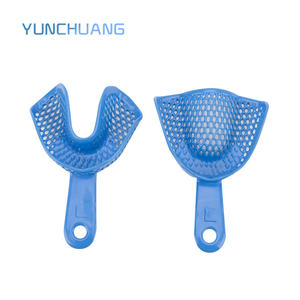 ถาดพิมพ์ฟันแบบใช้แล้วทิ้ง ถาดพลาสติกสำหรับทำฟันปลอม อุปกรณ์พิมพ์ฟัน/ช่องปาก สามารถฆ่าเชื้อด้วยอุณหภูมิสูงได้ - Product Image 2