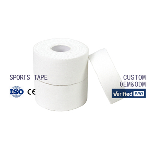 2.5cm X 10m Bande de sport blanche non élastique pour le basket-ball et le football <span class=keywords><strong>Cheville</strong></span> et genouillère Support de poignet - Product Image 1
