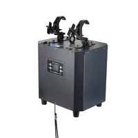 Sistem Pencahayaan Kinetik 12*80W RGBW Beam Moving Head Ring Light 2 Derajat Sinar Tajam 6m Jangkauan 3 Unit DMX Winch