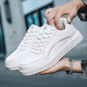 Zapatos Blancos para Pareja, Zapatos de Skate, Zapatos Deportivos Ligeros con Suela Blanda, Zapatos Casuales de Viaje para Hombre - Product Image 1