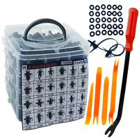 680 + 45 pièces clips de voiture universels et attaches de voiture attaches automatiques et clips en plastique attaches pare-chocs ensemble pour voiture cmFasteners