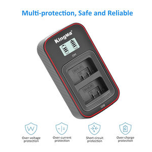 Kit de Batería Recargable KingMa EN-EL25 Totalmente Decodificada (Paquete de 2) y Cargador Dual LCD para Cámara Nikon Z-FC Z-50 - Product Image 6