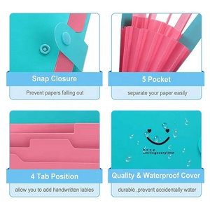 Wholesale Custom <strong>PP</strong> Plastic File <strong>Folder</strong> with Expandable <strong>Pockets</strong> Legal Size Custom Logo &amp; Printing - Product Image 4