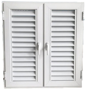 Volets à lamelles horizontaux manuels en alliage d'aluminium pour <span class=keywords><strong>isolation</strong></span> acoustique et pare-soleil, avec ventilation moderne pour fenêtres - Product Image 5