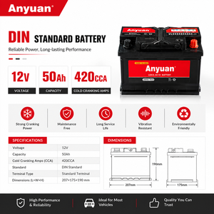 <span class=keywords><strong>Batterie</strong></span> automobile sans entretien DIN 57517 12V 50Ah 420CCA, <span class=keywords><strong>batterie</strong></span> de démarrage pour véhicules de tourisme - Product Image 5
