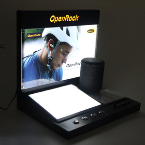<strong>Custom</strong> Made <strong>Bluetooth</strong> Headset <strong>Display</strong> <strong>Stand</strong> Luminous <strong>Acrylic</strong> Exhibition For Shopping Mall <strong>Speakers</strong> <strong>Display</strong> Racks - Product Image 2