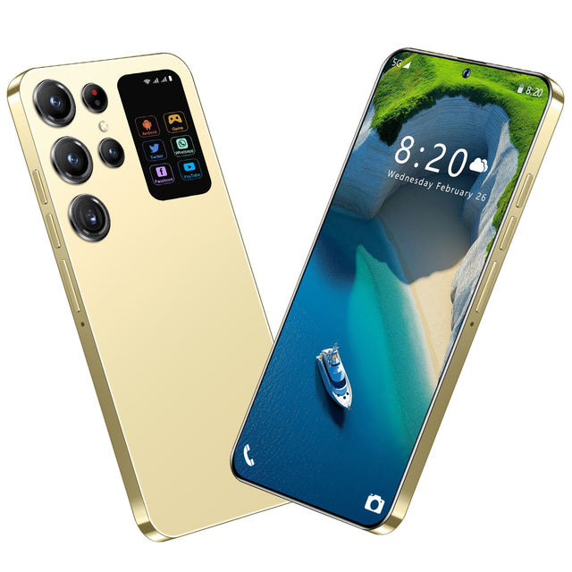 Large Battery S24 Ultra 5G Smartphone 16GB RAM 1TB ROM Deca Core 6800mAh Unlocked 108MP Rear Camera HD French