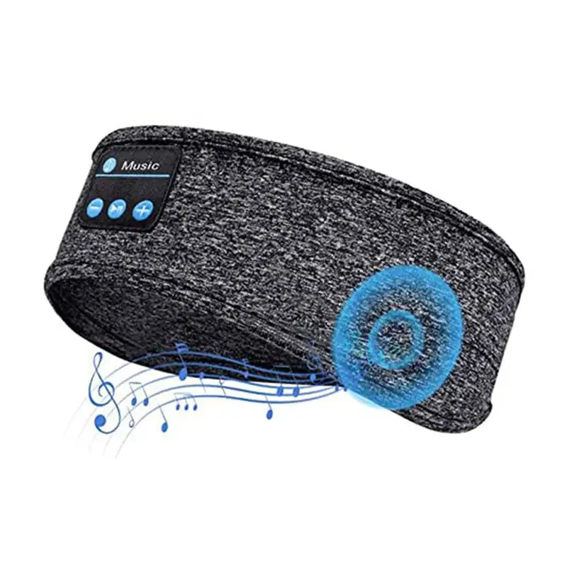 Workout RunningYoga Sleep Headphones Wireless Headband Soft Music Sports Headband for Long Plays Built-in Speakers