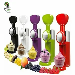 Máquina de helado portátil para el hogar, máquina automática de helados pequeños, de servicio suave, la fruta más barata
