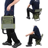 Sac isotherme de valeur pour les événements sportifs de plein air, tabouret de pique-nique, sac à dos portable pour le camping, chaise de plage avec glacière