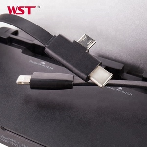 Shenzhen wst oem restaurante <span class=keywords><strong>biblioteca</strong></span> café 8 en 1 compartido banco <span class=keywords><strong>de</strong></span> potencia con cable powerbank estación <span class=keywords><strong>de</strong></span> acoplamiento - Product Image 4