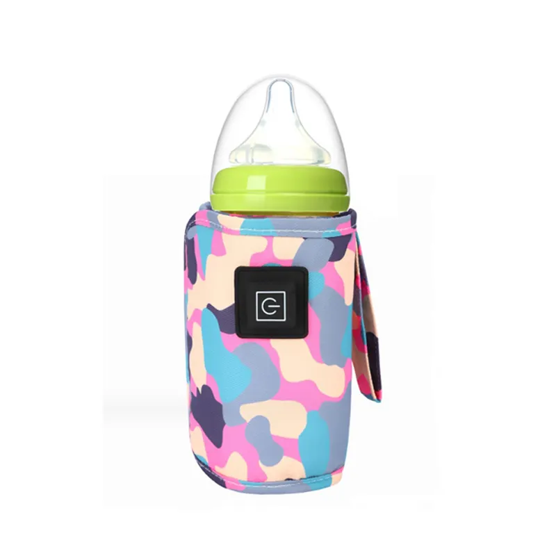 Botol portabel, botol penghangat susu perjalanan USB untuk menjaga panas bayi