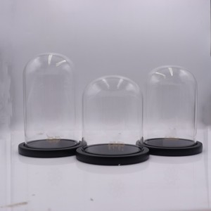 Supporto <span class=keywords><strong>per</strong></span> torta di fiori stabilizzato con cupola in vetro trasparente a cupola geodetica premium del produttore con base a cupola in vetro - Product Image 4