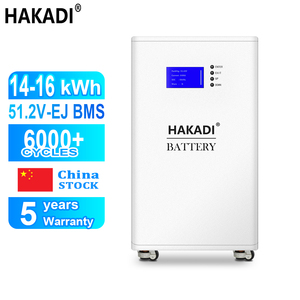 Batterie domestique LiFePO4 HAKADI 51.2V 280AH/314AH avec communication CAN, plus de 6000 cycles, BMS ENJ 200A - Product Image 1
