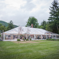 Tente de réception extérieure en PVC TENTCHO, robuste et personnalisée, pour 500 personnes, 10 m x 12 m, idéale pour les événements