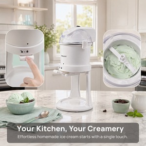 Machine à <span class=keywords><strong>glace</strong></span> portable 1L – Créez des cornets de <span class=keywords><strong>glace</strong></span> <span class=keywords><strong>maison</strong></span> pour enfants – Machine à <span class=keywords><strong>glace</strong></span> automatique compacte pour la <span class=keywords><strong>maison</strong></span> - Product Image 3