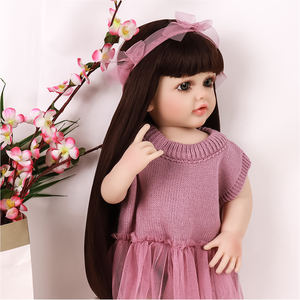 Gerçekçi silikon tam vücut el yapımı gerçekçi yeniden doğmuş yürümeye başlayan bebekler yaş için 3 + kız gerçekçi su geçirmez banyo bebek bebek - Product Image 3